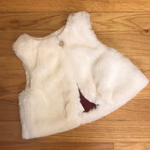 Gymboree Faux Fur vest